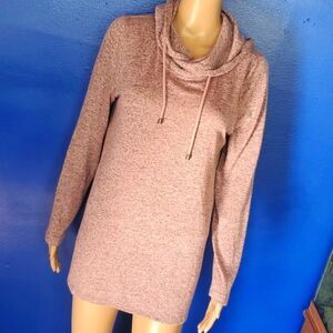Lavender Hooded Long Sleeve Shirt